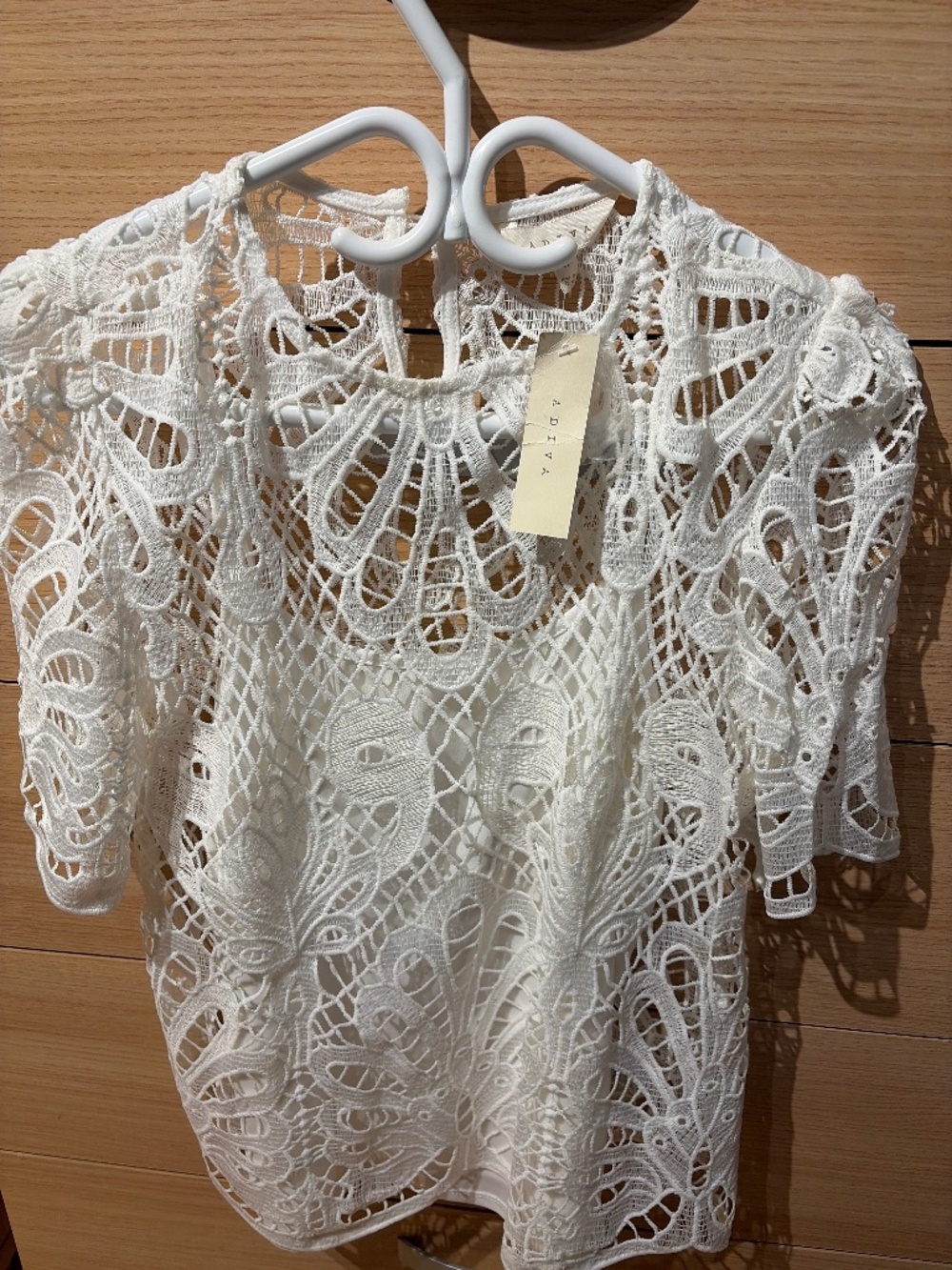 Ladies lacy top with cami